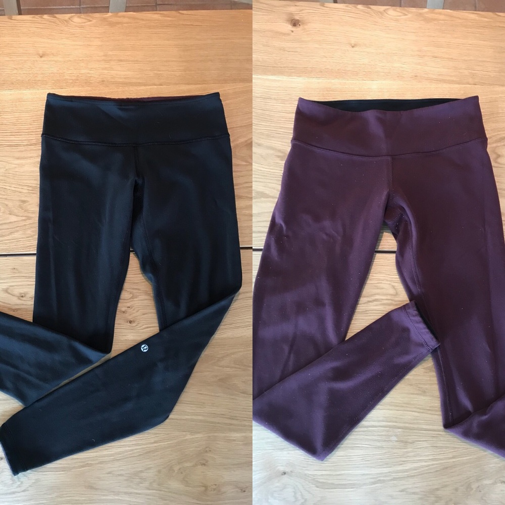 RARE Reversible Lululemon Wunder Under Size 8